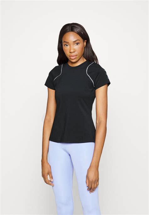 Nike Performance Run Sport T Shirt Black Schwarz Zalando At