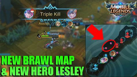 New Brawl Map And New Hero Lesley Instant Kills Gameplay Mobile