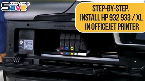 Hp Officejet 6600 Printer Ink Cartridges Installation Youtube