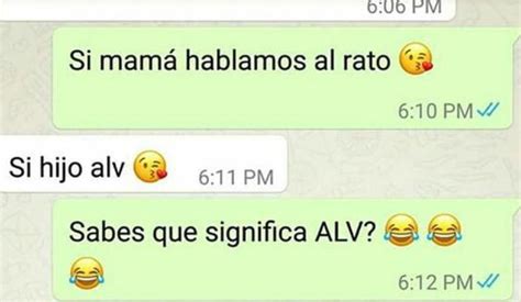 Qué significa ALV y cómo se utiliza en WhatsApp