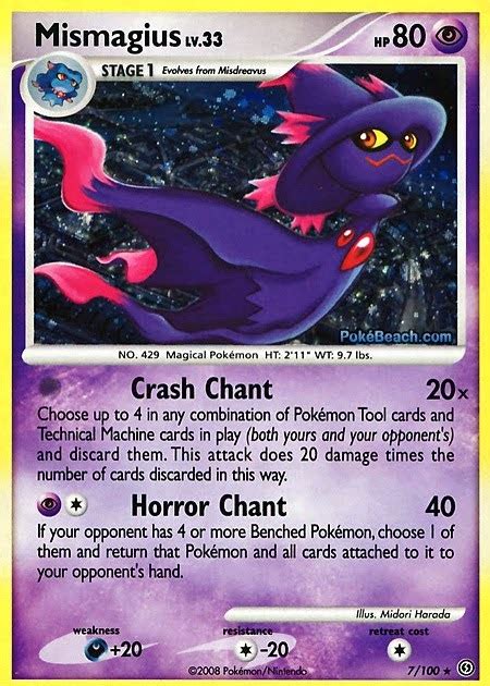 Pokemon Card of the Day: Mismagius (Stormfront) | Primetime Pokemon's Blog