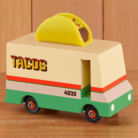 CANDYCAR® Taco Van Wooden Toy Food Truck – To The Nines Manitowish Waters