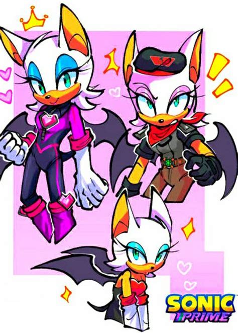 Rouge The Bat Sonic Prime By Zzx3 On Deviantart