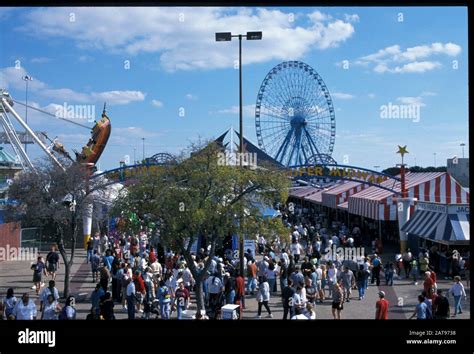 Dallas, Texas: State Fair of Texas Midway at annual State Fair of Texas ...