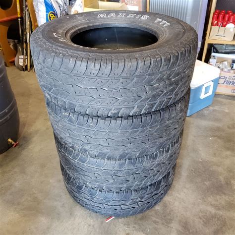 SET OF 4 MAXIS BRAVO LT 285/70 R17 TIRES