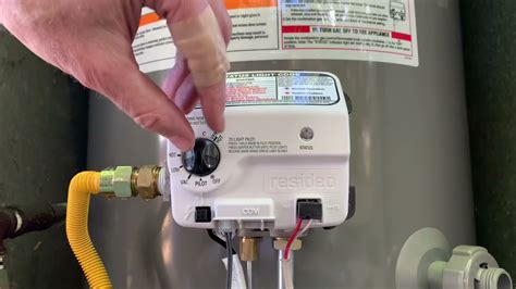 How To Light The Pilot On A Rheem Gas Water Heater Youtube