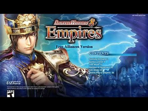 DYNASTY WARRIORS 8 Empires Free Alliances Version PS4 Gameplay