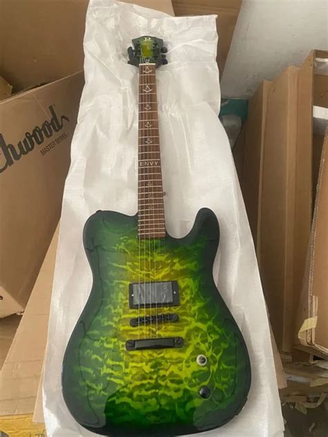 New Arrival Classi ESP LTD Eclipse Electric Guitar EMG Pickups Green