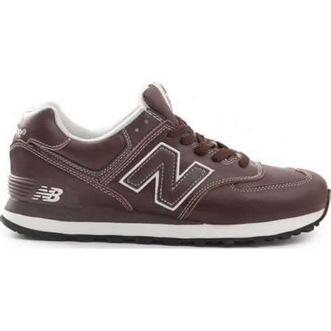 Мужская модель New Balance ML574KB Коричневые/Кожаные/ Официальный ...