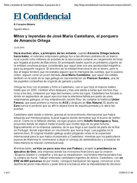 PDF Mitos y leyendas de José María Castellano el porquero de Amancio