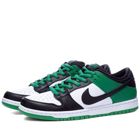 Nike Sb Dunk Low Pro Classic Green Black White End Nz