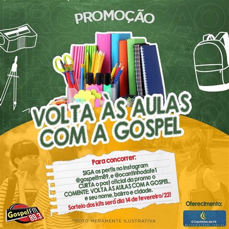 VOLTA ÀS AULAS A GOSPEL Gospel FM 89 3 Transmitindo Vida