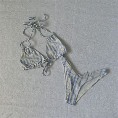 Super Cute Glassons Tie Dye Bikini Worn A Couple Depop