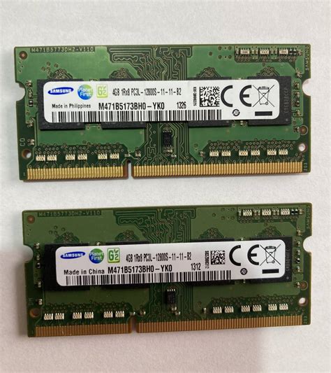 Yahooオークション ノートpc用メモリ Samsung Ddr3 Pc3l 12800 8gb