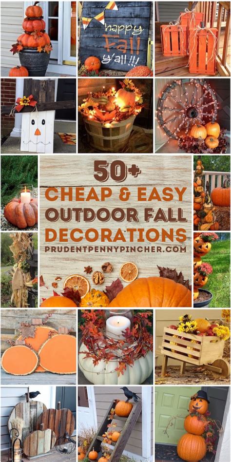 100 Cheap And Easy Diy Outdoor Fall Decorations Prudent Penny Pincher