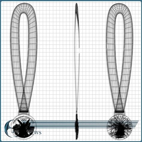 2012 Olympics Medals 3 3d Model