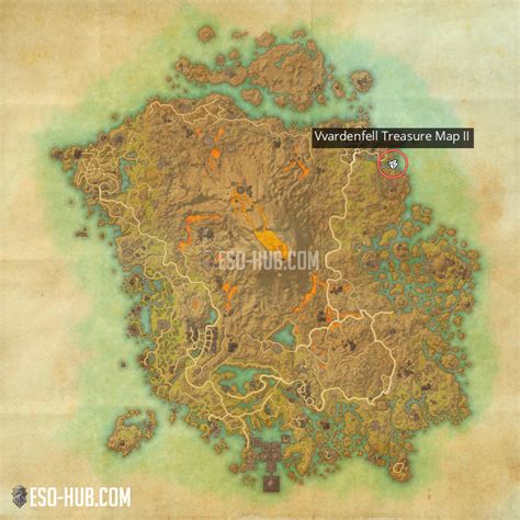 Vvardenfell Treasure Map Ii Eso Hub Elder Scrolls Online