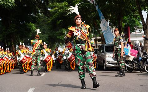 Kirab GSCL Akmil Semarakkan HUT Ke 1118 Kota Magelang Akademi Militer