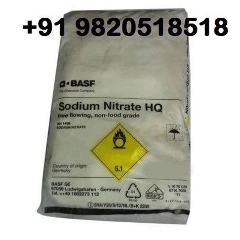 Industrial Sodium Nitrate Grade Indl At Rs Kg In Mumbai Id