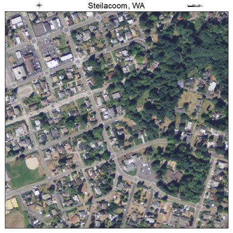 Aerial Photography Map of Steilacoom, WA Washington