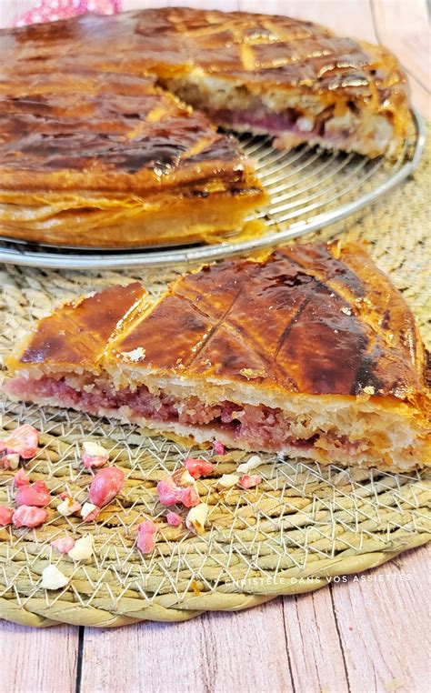 Galette Amandes Et Pralines Roses Dans Vos Assiettes