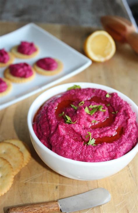 Roasted Beet Hummus - Simple And Savory