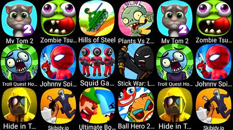 My Talking Tom Zombie Tsunami Hills Of Steel Plants Vs Zombies