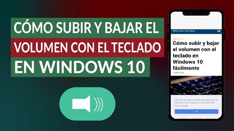 Cómo Subir y Bajar el Volumen con el Teclado en Windows 10 Fácilmente