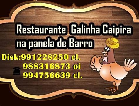 Menu Em Restaurante Galinha Caipira Na Panela De Barro S O Jos De