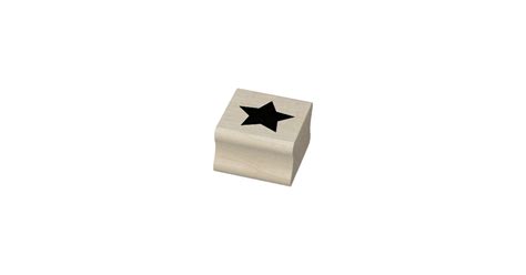 Star Rubber Stamp | Zazzle