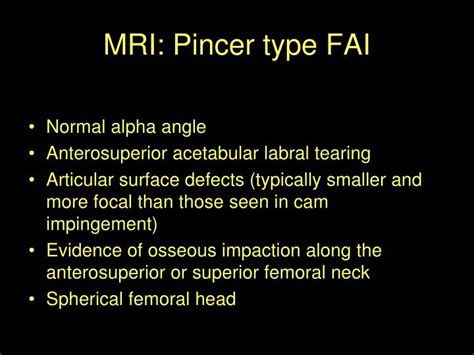 Ppt Femoroacetabular Impingement Fai Powerpoint Presentation Id 4188804