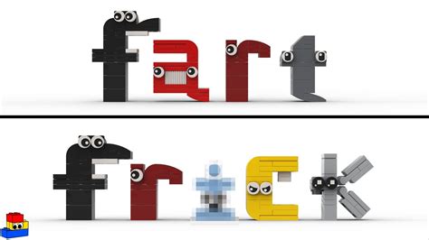 How To Make Alphabet Lore Words With LEGO Fart And Frick YouTube