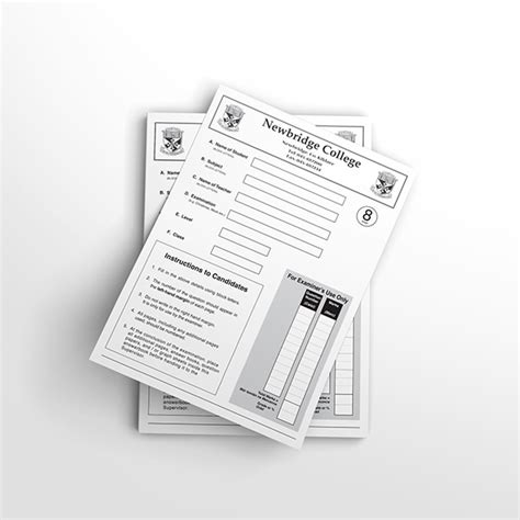 faqs exam stationery