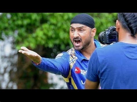 Harbhajan Singh On Angry With Cook Youtube