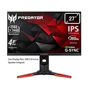 Acer Predator Xb Huabmiprz Cran Gaming Gsync Pouces X