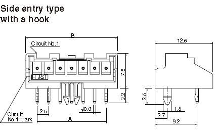 S B Xask Lf Sn Jst Connector Header Tlc Electronics