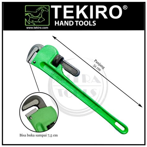 Tekiro Kunci Pipa Inch Pipe Wrench Kunci Pipa Ledeng Tekiro