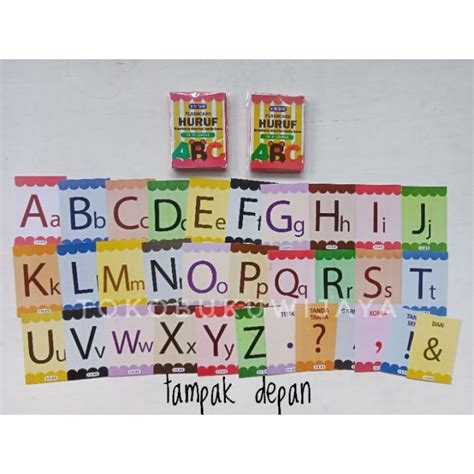 Flash Card Huruf Abjad Kl Lazada Indonesia