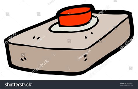 Big Red Button Cartoon Stock Illustration 94718833 | Shutterstock