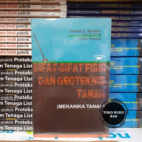 Jual SIFAT SIFAT FISIS DAN GEOTEKNIS TANAH Mekanika Tanah Kota