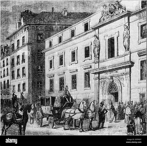 Old Conservatoire de Paris building, early19th century Stock Photo - Alamy