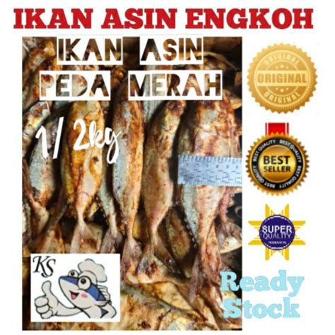 Jual Ikan Asin Peda Merah Besar Gr Kg Shopee Indonesia