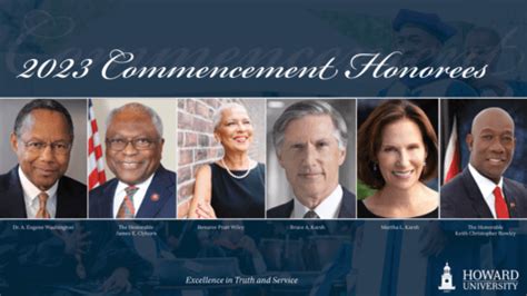 2023 Commencement Honorary Degree Recipients | Howard University President