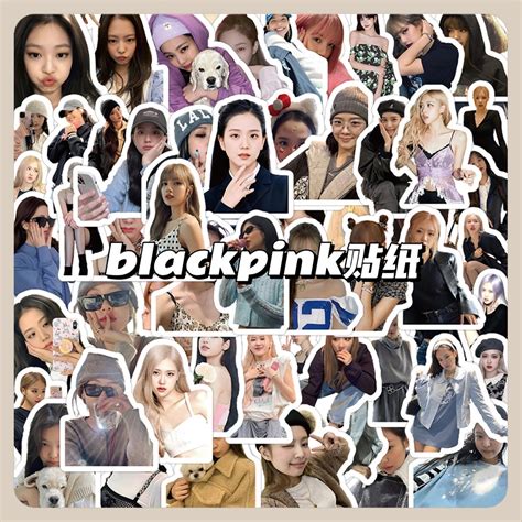 60 Pcs KPOP Girl Group BLACKPINK Graffiti Stickers Cute Sealing