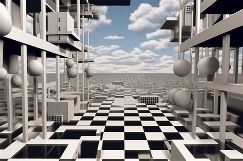 Mind Bending Optical Illusion Artwork Beautiful Illustration Picture