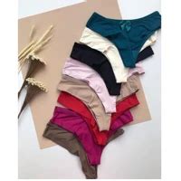 kit 10 Calcinha Lingerie Feminina Fio Duplo Microfibra Forro 100 algodão R 39 2 Economizeiro
