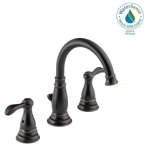 Delta Porter 8 In Widespread 2 Handle Bathroom Faucet In Oil Rubbed Bronze 35984lf Ob Eco The