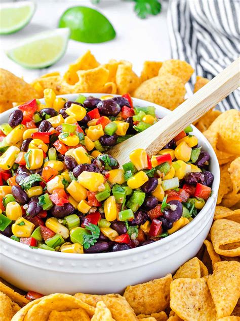 Black Bean And Corn Salsa Recipe Quick And Easy Mom On Timeout