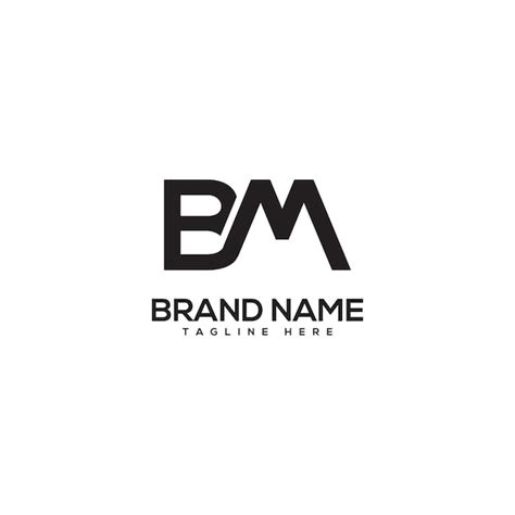 Abstracto Letra Bm Mb Empresa Logo Vector De Dise O Iniciales Logotipo