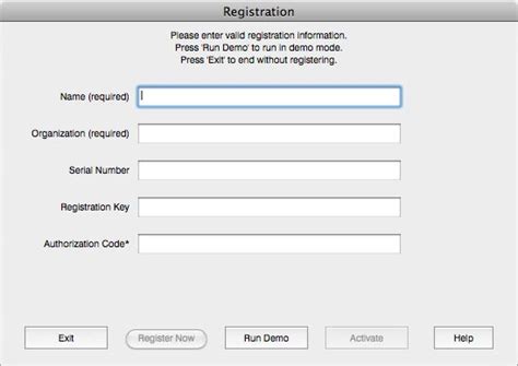 Punch Software Registration